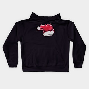 Santa Hat Kids Hoodie